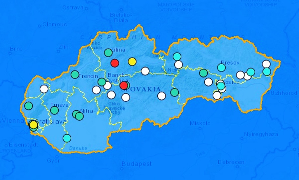 Nová webová aplikácia mapuje aktuálny stav ovzdušia